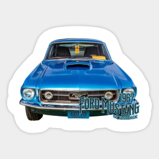 1967 Ford Mustang GT Fastback Sticker